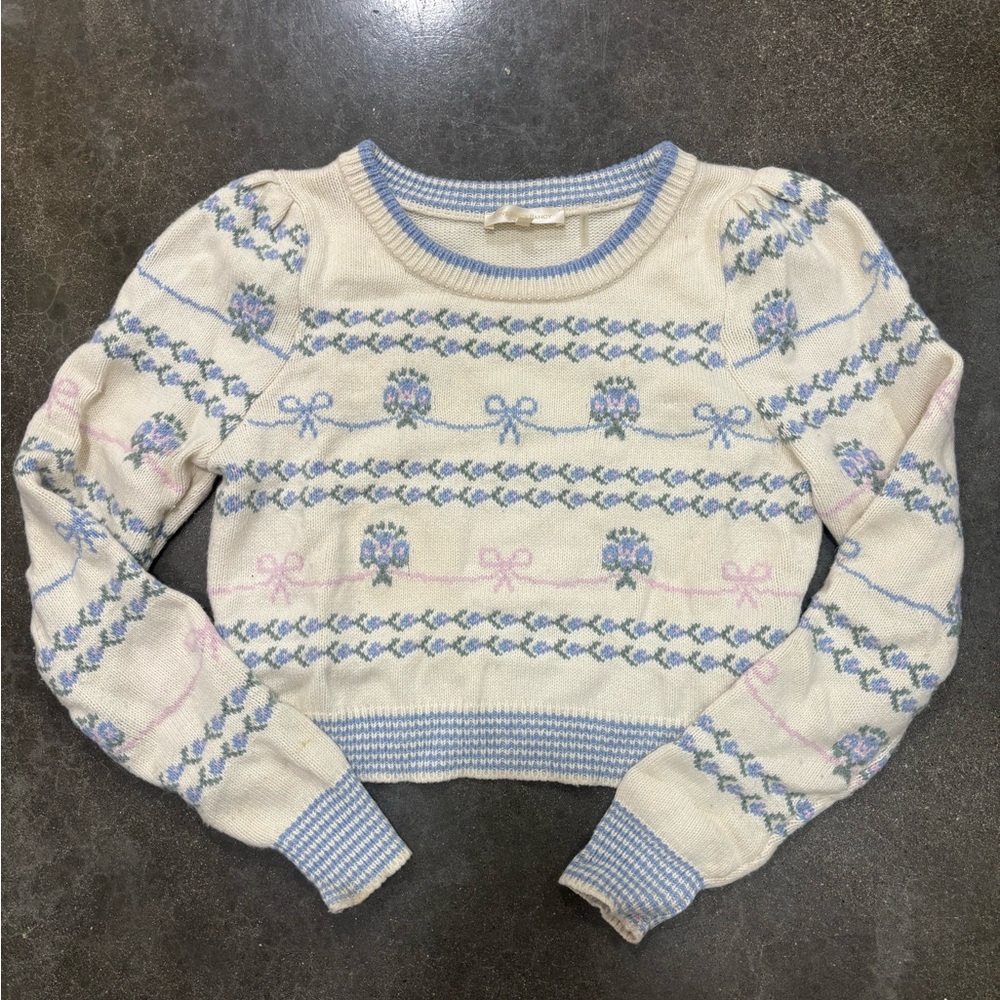 LoveShackFancy dolana knit pullover